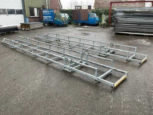 Lang materiaal transportbok (2x)