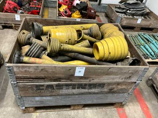 Diverses pièces de prise de force