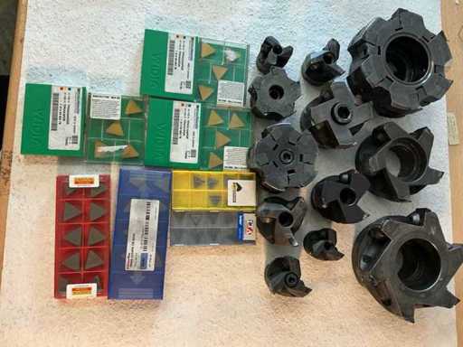 Têtes de coupe Sandvik 90* WSP (12x) incluant WSP (60x)