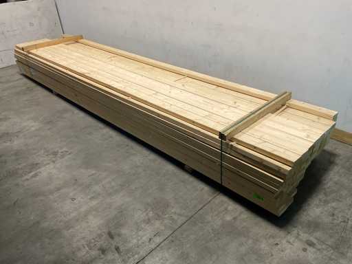 Gehobelter Fichtenbalken 540x12x4,4 cm (44x)