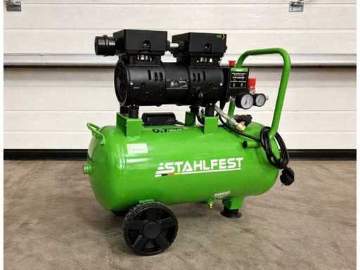 Sprężarka Stahlfest 24-litrowa bezolejowa