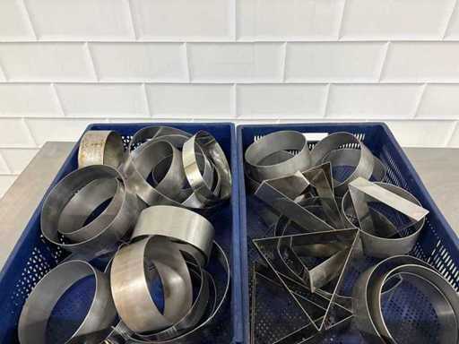 Partij - RVS - Taartvormen 