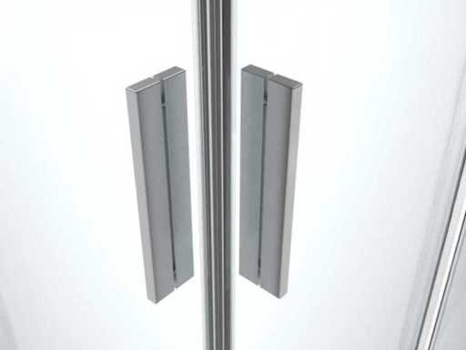 Marenza Casus Shower cabin quarter round 80x80x200 chrome anti-lime SW773910