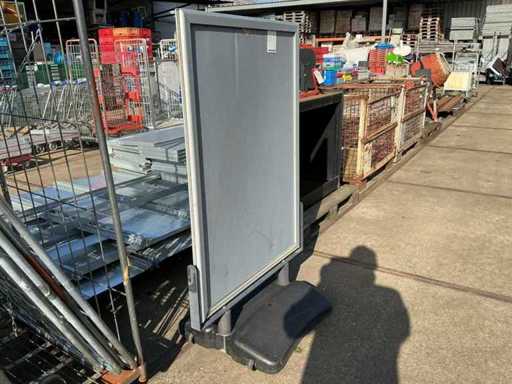 Advertising Sidewalk Sign with Base