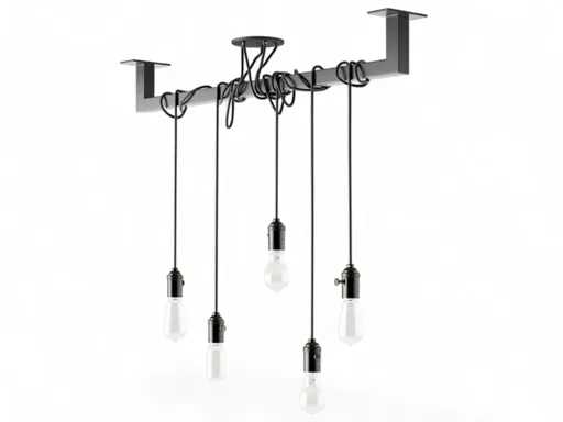 (68x) Industriële Loftbar black - 250 cm