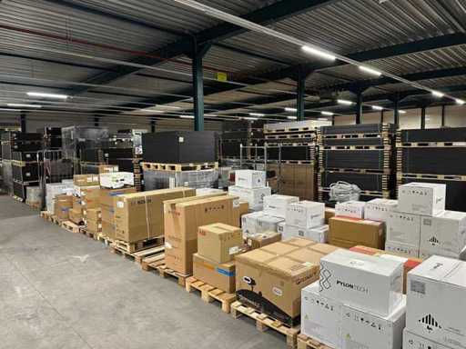 Solar panels (sets), home batteries, inverters and heat pumps