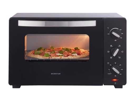 Inventum OV307B - Vrijstaande heteluchtoven - Draaispit - 30 liter - 1600 watt - 6 programma's - Zwart