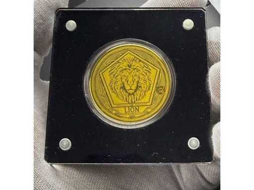 Premium Gold Coinage "The Lion" – 1/200 Ounce 999 Gold from the Big Five Series