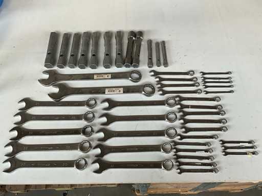 Bahco Diverse Steek/Ring- en pijpsleutels (47x)