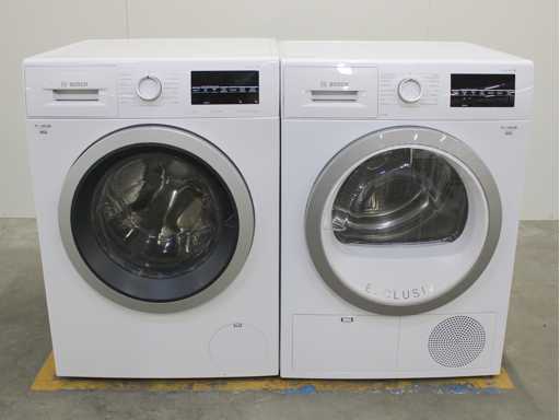 Serie Bosch|6 lavatrice AquaStop EcoSilence Drive & 6 Asciugatrici