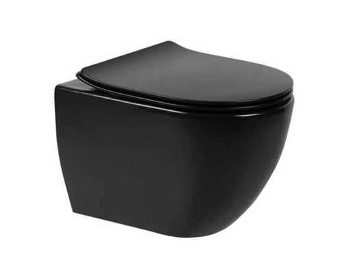 Sanindusa Wandcloset 35.5x50.5 cm Mat Zwart