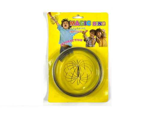 *NOU* Inel magic interactiv, făcut din oțel inoxidabil, jucărie (1000 de unități)