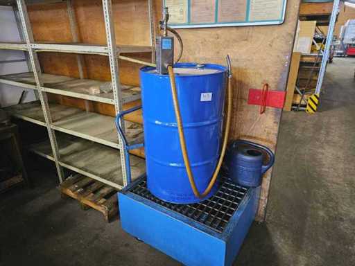 Mobile drip tray incl. emulsion dispenser FAF 2-800