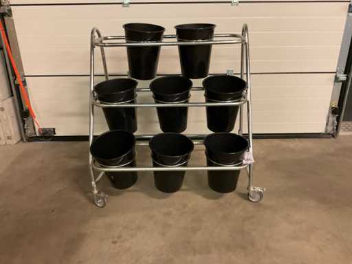 Winkeldisplay bloemen