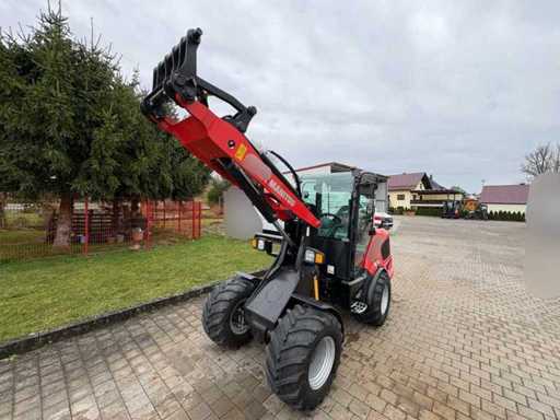 Manitou - MLA 5-50 H P ST5 S1 - Skid steer/ articulated loader - 34h - full cab - bucket + forks - mint condition - 2023