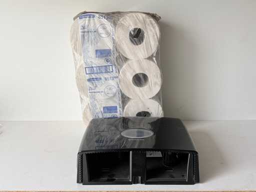 Kimberly-Clark - Dispenser + 2400m toilet paper