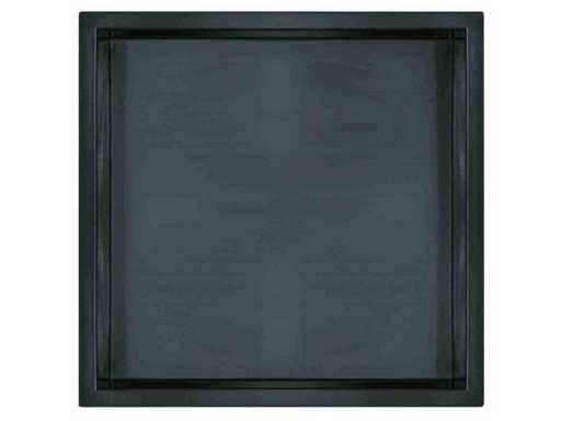 Qisani - Flow - Inbouwnis enkel - Gun metal