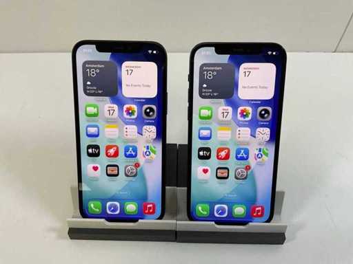 Apple iPhone 12 - 64GB - Negru (2x)