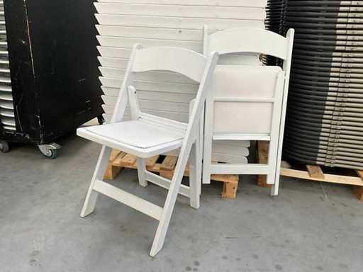 Chaise pliante pour fauteuil de mariage (26x)