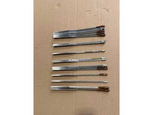 Frömag - SET de cuchillos ranurados - Agujas de brochar 18 piezas