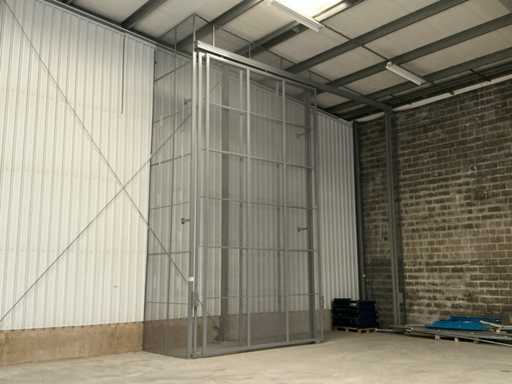 3 Piece Metal Pallet Racking Fence