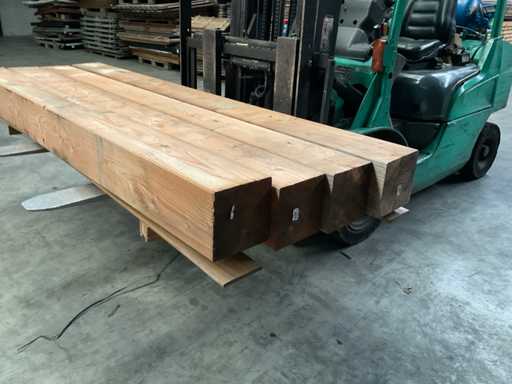 Douglas geschaafde tuinpaal 200x200 cm (4x) 