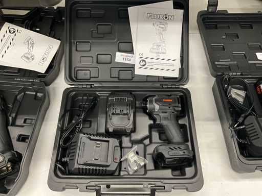 Fluxon ISD23B Avvitatore a impulsi a batteria (2x)