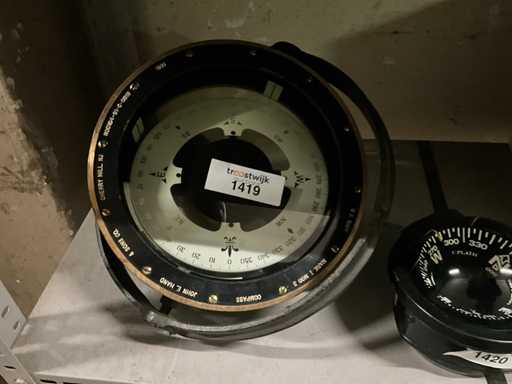 John E. Bussola marina a mano