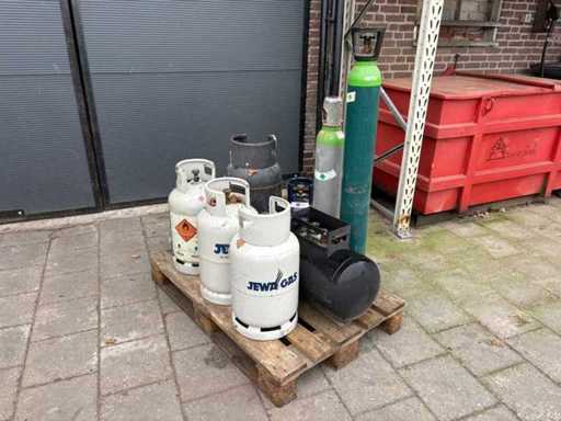 Réservoirs de gaz en palette, chariots élévateurs/gaz