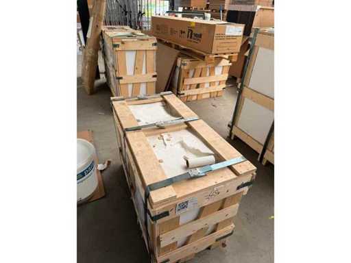 Partij Spiegels 1100 stuks diverse maten