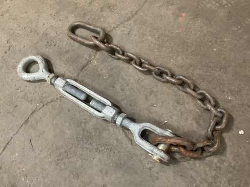 Hold down chain assembly (2x)
