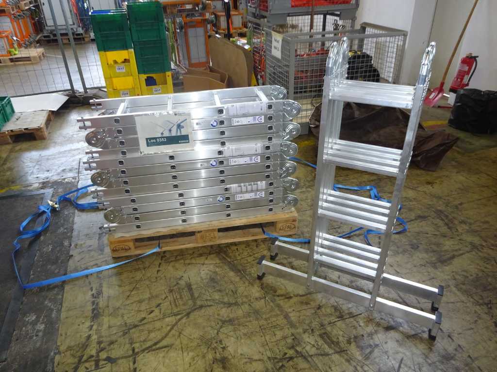 Ladder multi-purpose ALU 4.68m 4x4 rungs (6x)