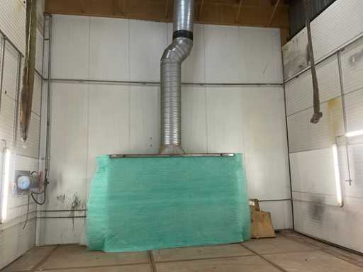 Spray booth Filter extraction system/sandwich panels