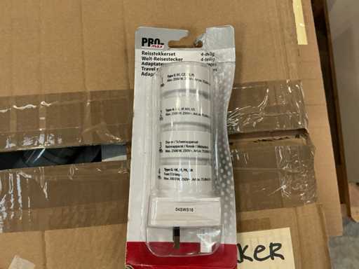 Pro-max zestaw wtyczek podróżnych (260x)