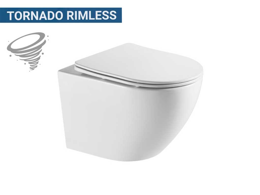 4 x Wall-hung toilet Tornado white