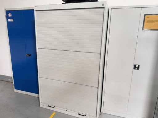 THURMETALL Armoire d’atelier avec volets roulants