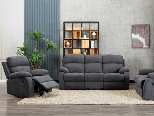 Stoffen relaxfauteuil - Antraciet
