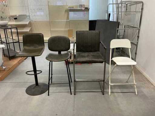 Verschiedene Barhocker (4x)