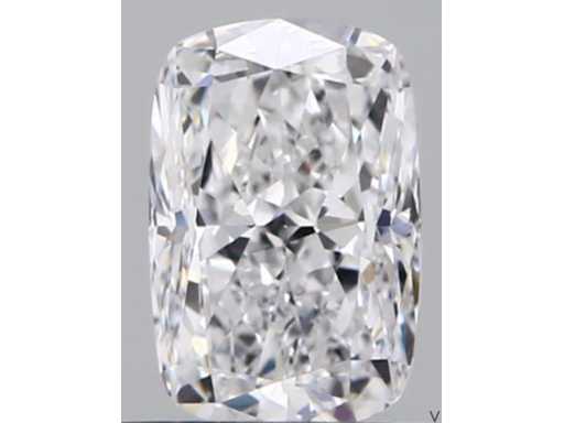 Diamond - 0.73 carat Cushion shape cut diamond (certified)