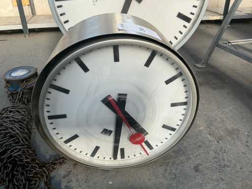 Vintage-analoge Stationsuhr