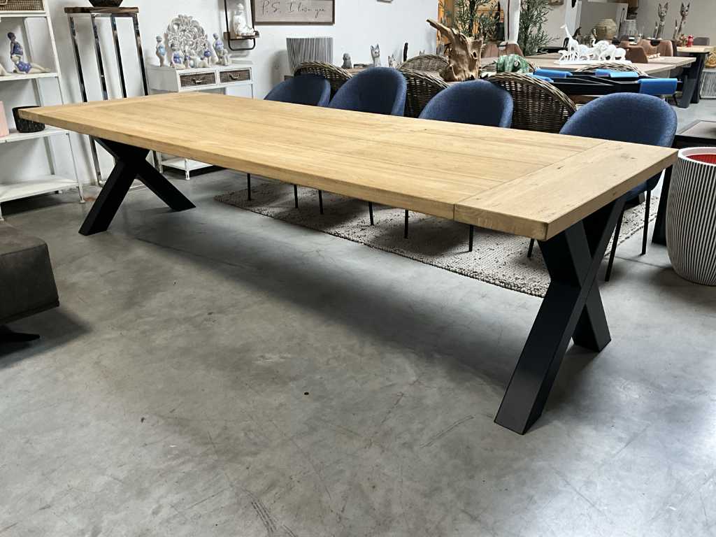 Table à manger en bois 300x110