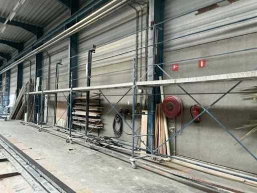 Mobile Profil geschweißte Arbeitsplattform aus Stahl (2x)