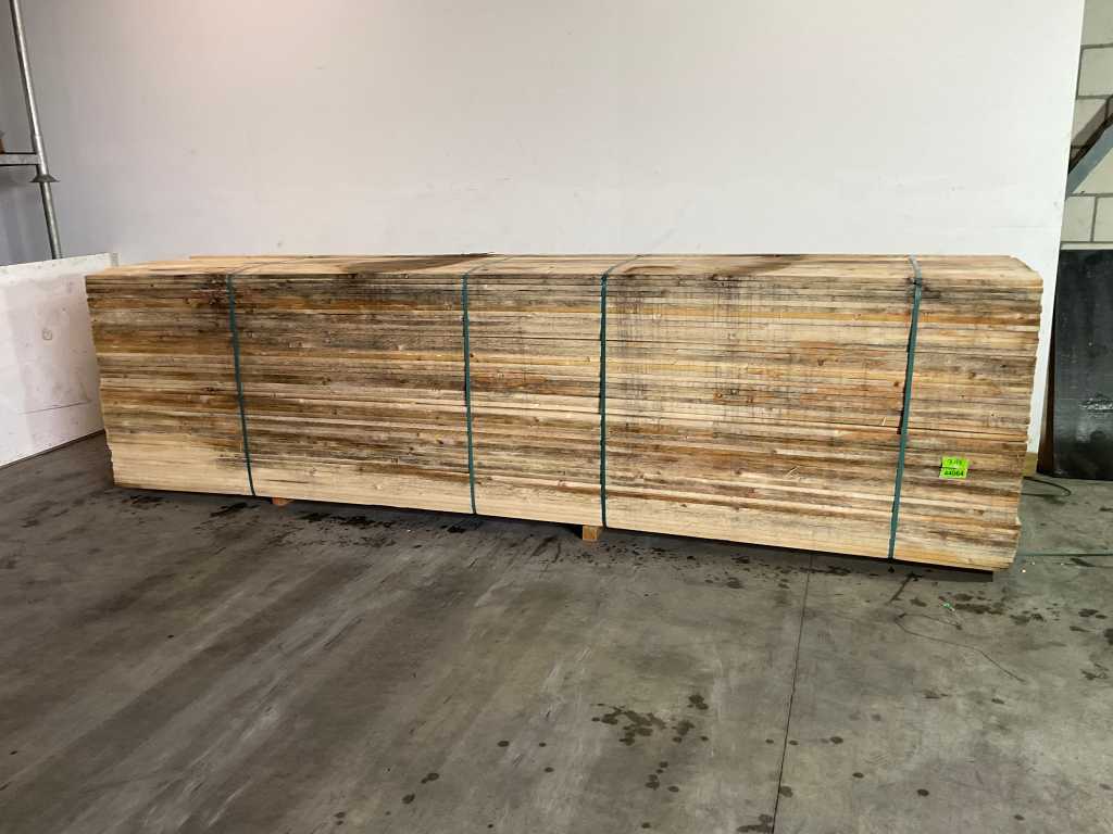 Vuren plank 450x15x2,2 cm (50x)
