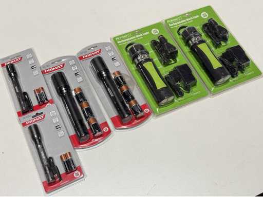 PRIMAT  Posten unbenutzter  Taschenlampen