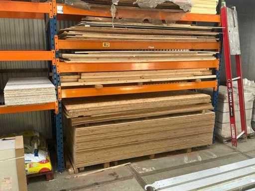 Lotto di piastre di legno