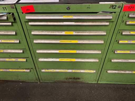   Tool cabinet with contents