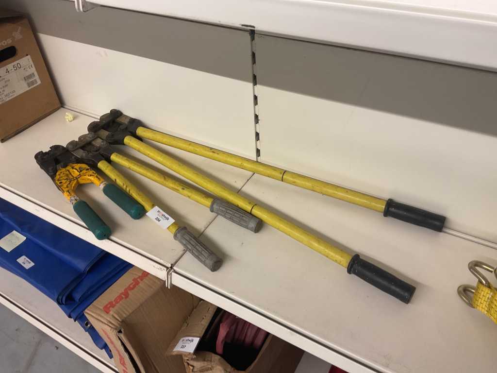 Cable lug pliers (3x)