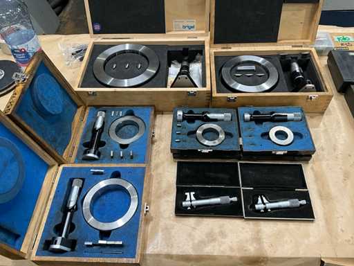 Bowers / Mitutoyo Binnenste Micrometer Set (8x)