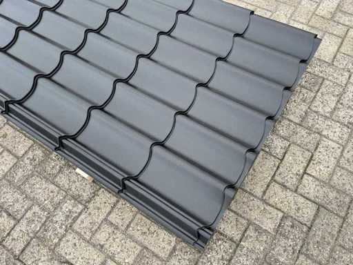 Dakpanplaten 250x120cm, 47 stuks, 141m2, nieuw ongebruikt