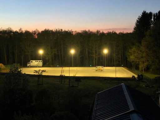 Riflettore LED 200W 3000K con obiettivo impermeabile (8x)